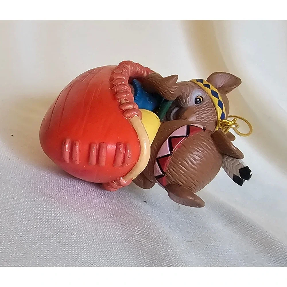 VTG Hallmark Ornament Red Our First Christmas Together 1995 Mice Canoe Vintage